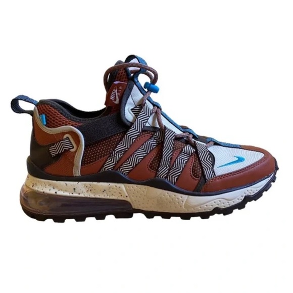 Nike Air Max 270 Bowfin Men's Dark Russet Brown Athletic Shoes Sneakers Size 8.5 - Picture 3 of 10